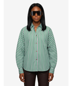 Camicia in cotone a righe