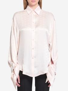 Camicia in seta con polsini Knotted