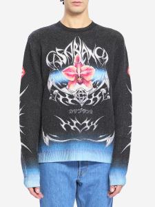 Maglione con stampa Blades