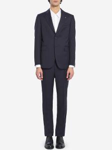 Single-breasted suit in virgin wool