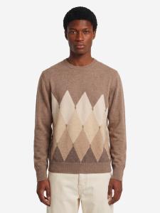Maglione Diamond girocollo in cashmere