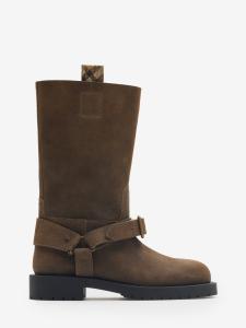 Stivali Saddle in pelle scamosciata