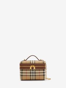 Borsa Vanity mini Check