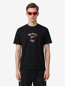 T-shirt in cotone con bandiera Check