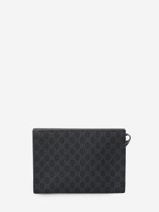 Pochette GG con finiture grigie