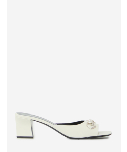 White Bamboo Signora mules