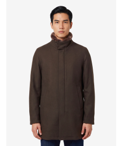 Cappotto corto marrone