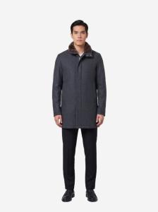 Cappotto corto grigio antracite