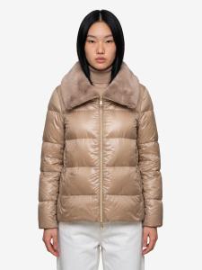 Giubbino in nylon ultralight e pelliccia