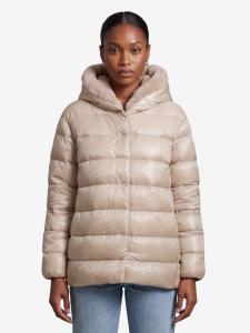 Piumino ultralight con ecopelliccia