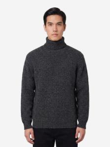 Maglione collo alto nero