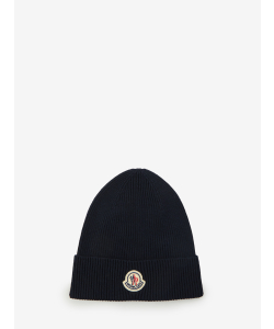 Berretto in lana blu navy