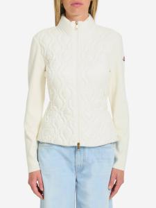 Cardigan imbottito con zip