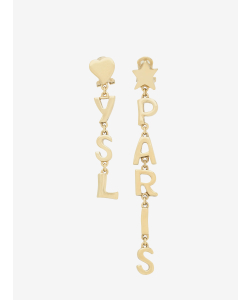 Orecchini pendenti YSL Paris in metallo