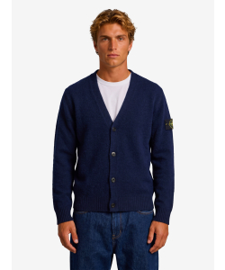 Cardigan in alpaca navy