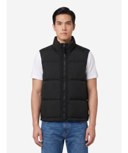 Gilet imbottito in nylon nero
