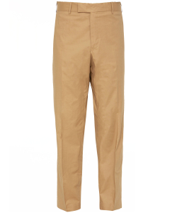 Pantaloni in cotone beige