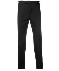 Pantaloni in lana nera