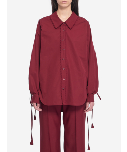 Camicia con laccetti