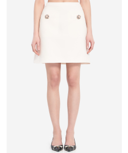 Mini gonna in Crepe Couture