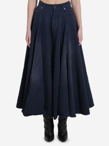 Godet maxi skirt