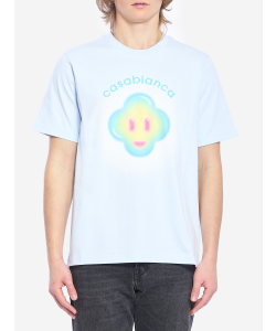 T-shirt con stampa Airbrush Smiley