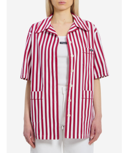 Camicia in popeline a righe