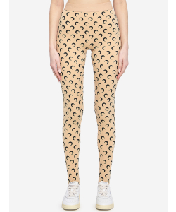 Leggins in jersey stampato Moon