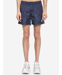 Shorts da bagno con patch logato