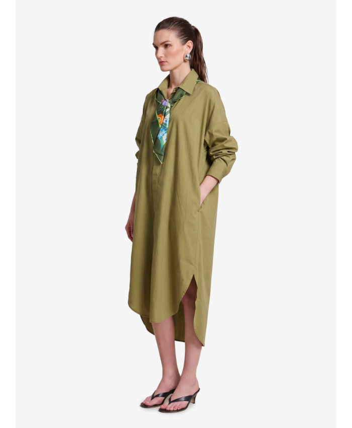 THE FRANKIE SHOP - Abito a camicia Bloom in cotone organico