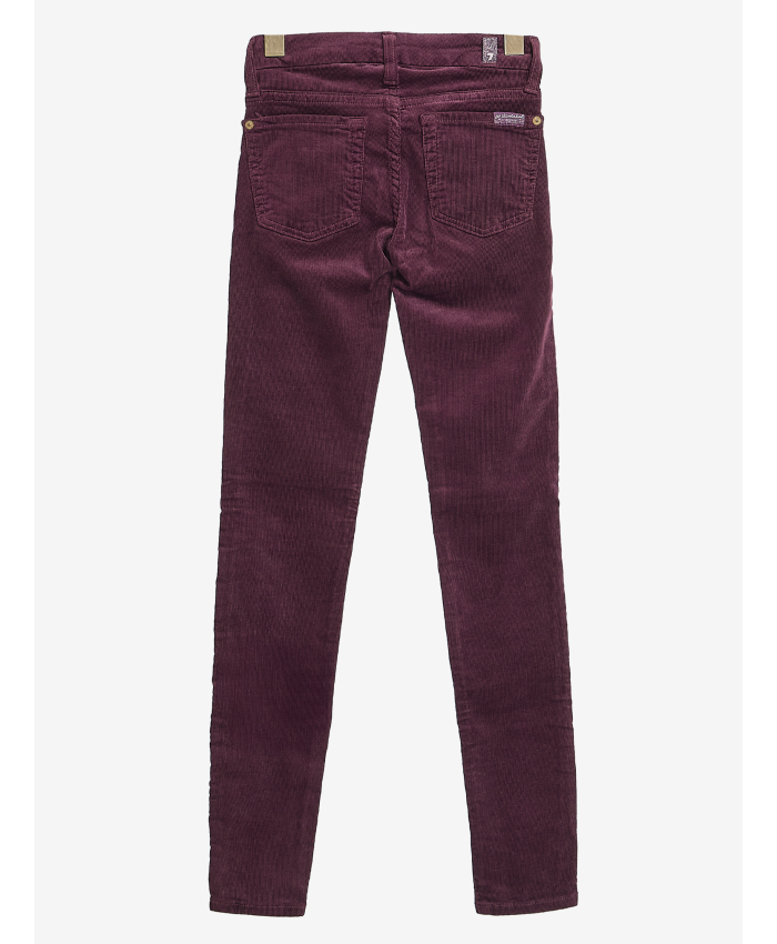 FOR ALL MANKIND - pantalone a coste prugna