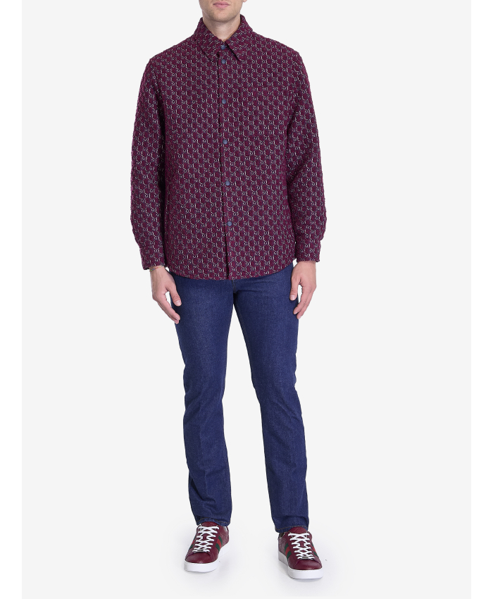 GUCCI - Sovracamicia GG bouclé