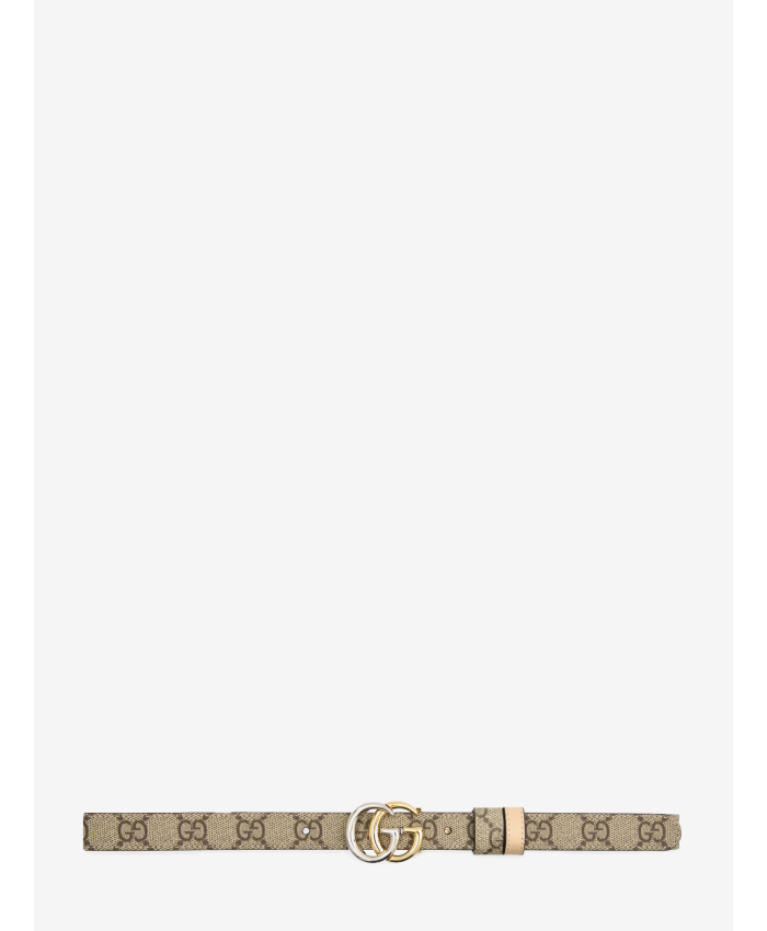 GUCCI - Cintura sottile reversibile GG Marmont