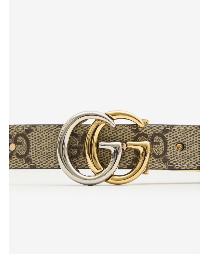 GUCCI - Cintura sottile reversibile GG Marmont