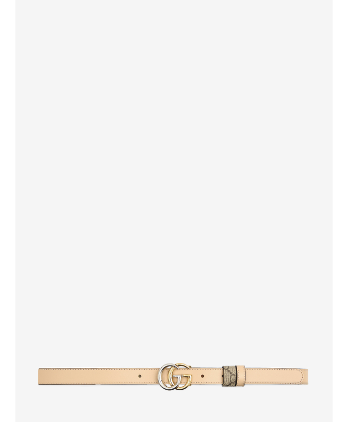 GUCCI - Cintura sottile reversibile GG Marmont