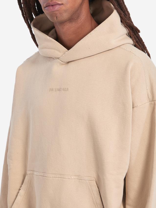 BALENCIAGA - Felpa con cappuccio