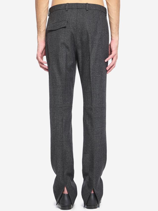 GUCCI - Pantalone in tessuto mouliné in lana