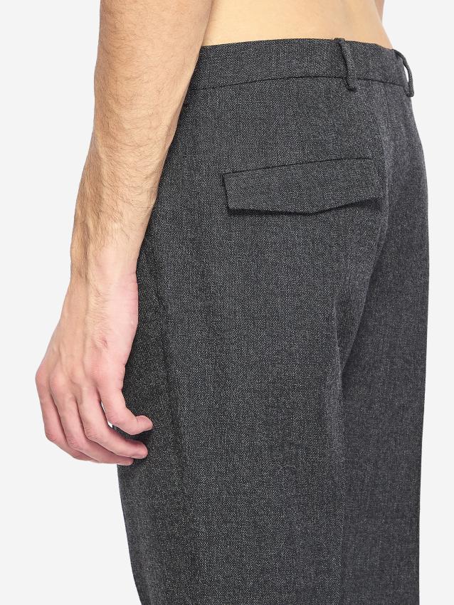GUCCI - Pantalone in tessuto mouliné in lana