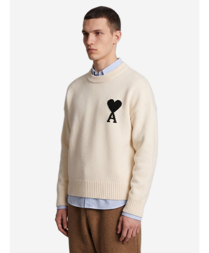 AMI PARIS - Maglia girocollo Ami de Coeur