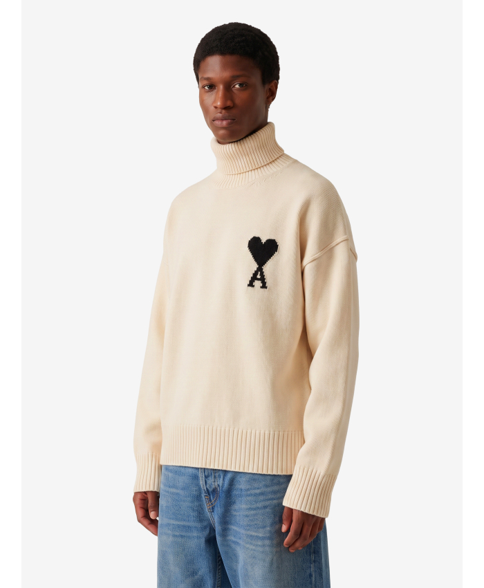 AMI PARIS - Maglione a collo alto Ami de Coeur