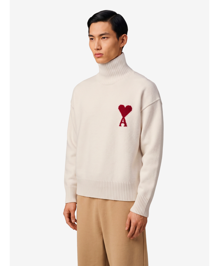 AMI PARIS - Maglione a collo alto Ami de Coeur