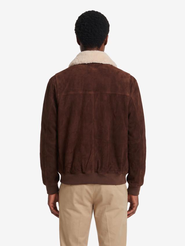 ARMA - Bari Gritty suede bomber
