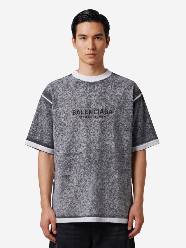 BALENCIAGA - T-shirt Inside Out vestibilità media