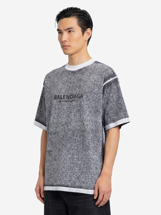BALENCIAGA - T-shirt Inside Out vestibilità media