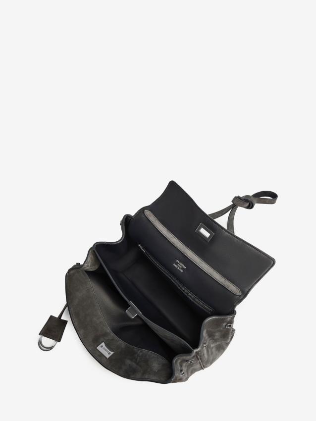 BALENCIAGA - Borsa Rodeo piccola grigio tempesta
