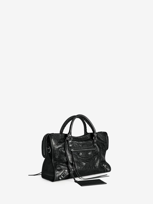 BALENCIAGA - Borsa Le City media nera