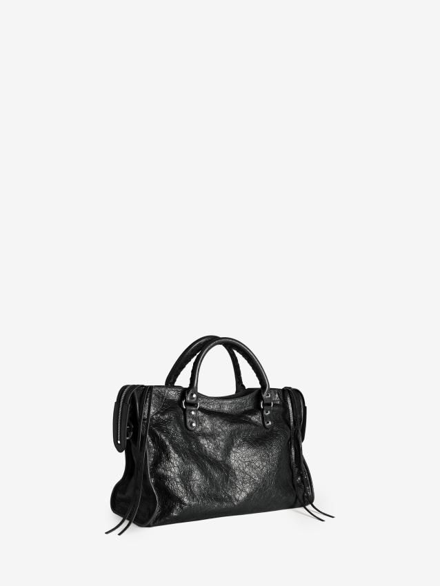 BALENCIAGA - Borsa Le City media nera