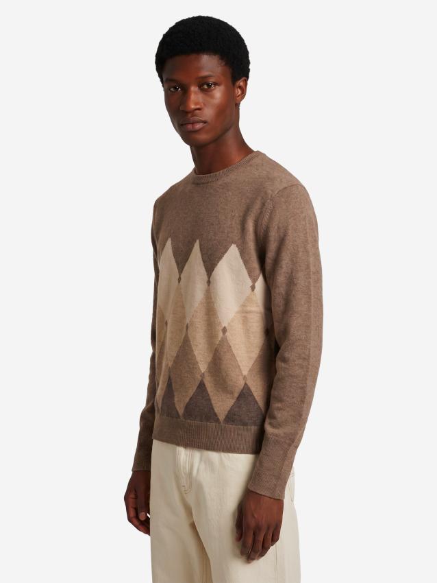 BALLANTYNE - Maglione Diamond girocollo in cashmere
