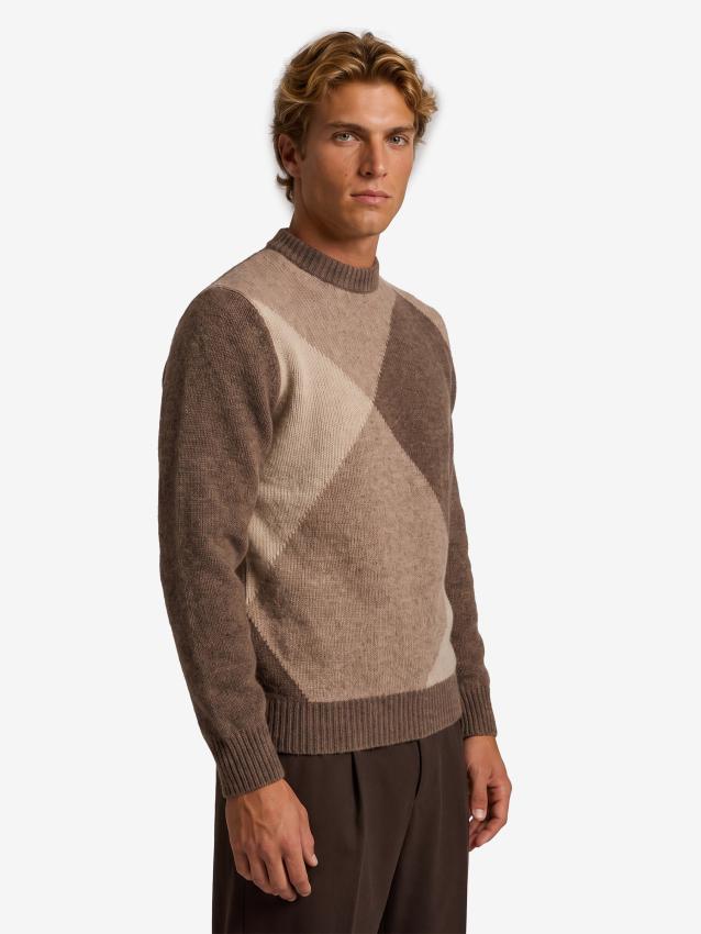 BALLANTYNE - Maglione girocollo beige