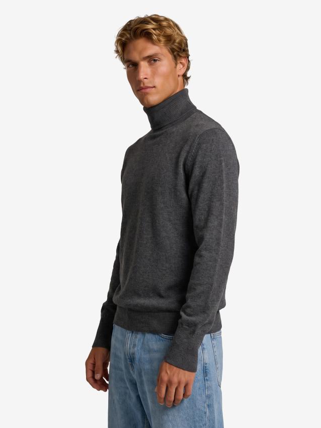 BALLANTYNE - Dolcevita in cashmere grigio Derby